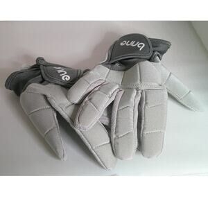 Brine Women's Large Gray Lacrosse Softball Padded Gloves
